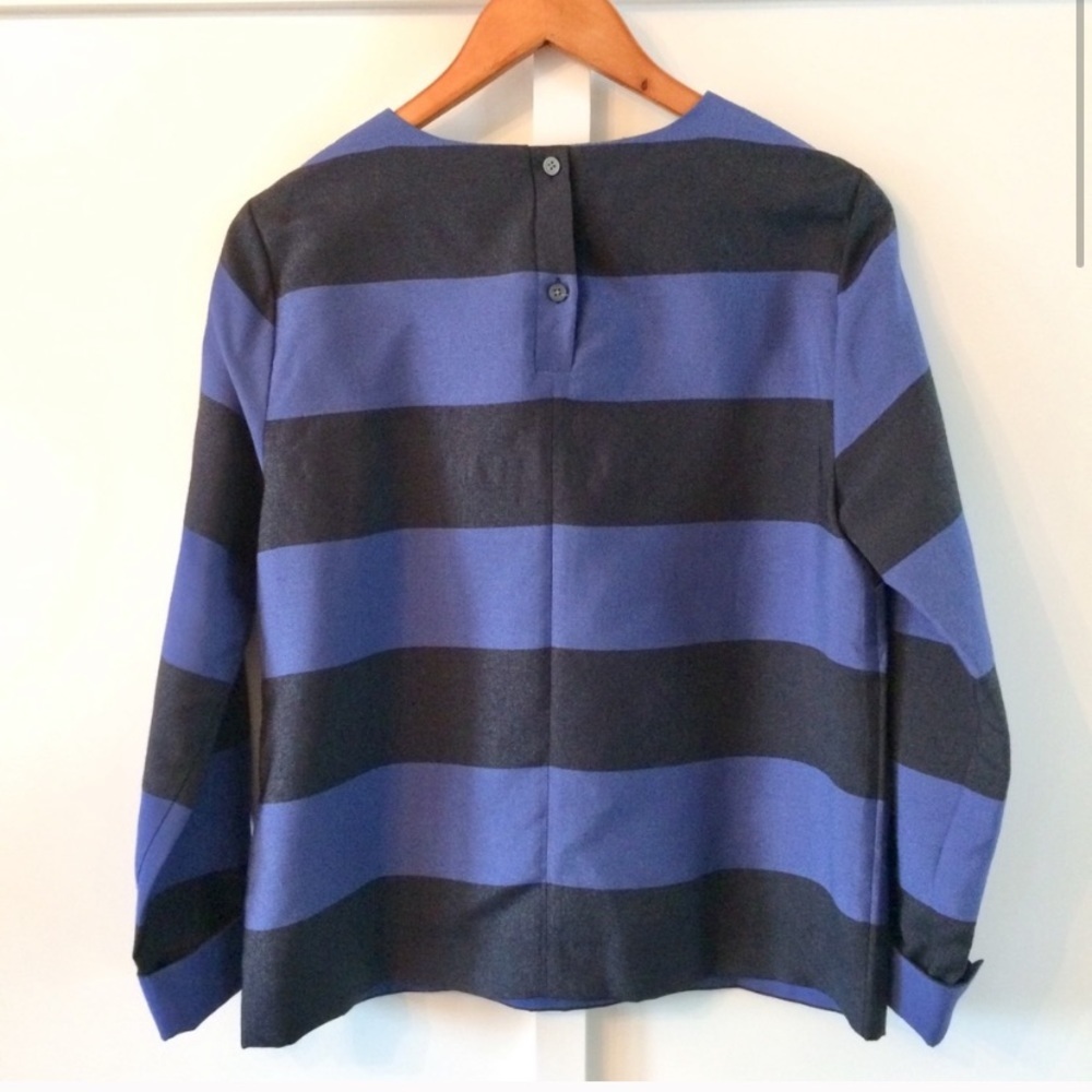 NWT‎ Banana Republic Rugby Striped Long Sleeve M - Picture 3 of 5